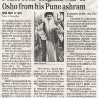 Police seek ‘original will’ of Osho from his Pune ashram