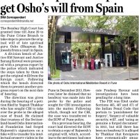 HC seeks report on steps to get Osho’s will from Spain